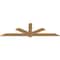 Ekena Millwork Kennewick Timber Gable Bracket, Western Red Cedar, 96"W x 28"H x 1 1/2"D x 5 1/2"F, 7/12 Pitch GBW096X28X0206KEN00SWR - alternate 4